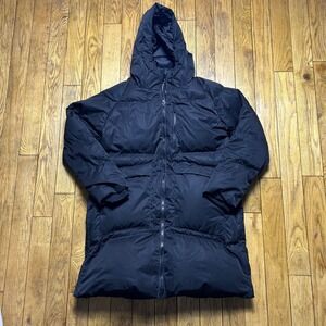 Mondetta Outdoor Project Mens Black Down Fill Longline Puffer Parka Jacket L